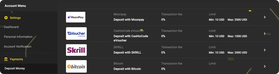 Payment infrastructure