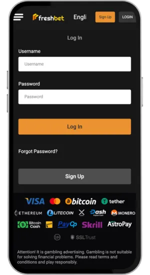 Freshbet Вход