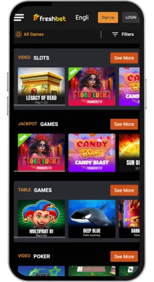 Freshbet Игры